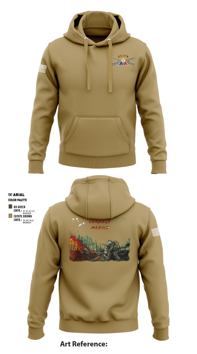 C Co, 2-70th AR, 2 ABCT, 1 ID 35817119 Hoodie - 3