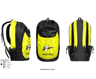 Gear Bag, Airport High School Basketball, Men's Basketball, Teamtime, Team time, sublimation, custom sports apparel, team uniforms, spirit wear, spiritwear, sports uniforms, custom shirts, team store, custom team store, fundraiser sports, apparel fundraiser