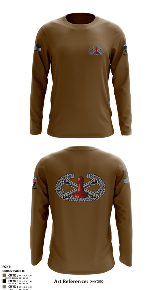 Long Sleeve Performance Shirt, , National Guard, Teamtime, Team time, sublimation, custom sports apparel, team uniforms, spirit wear, spiritwear, sports uniforms, custom shirts, team store, custom team store, fundraiser sports, apparel fundraiser