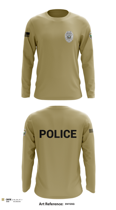 TAYLORSVILLE POLICE DEPARTMENT LT 27466887 Long Sleeve Performance Shirt - 3