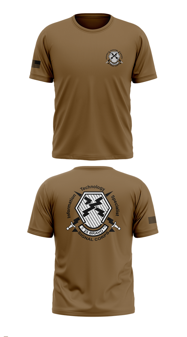 Old School Cotton Feel Shirt, 25 Bravo, Army, Teamtime, Team time, sublimation, custom sports apparel, team uniforms, spirit wear, spiritwear, sports uniforms, custom shirts, team store, custom team store, fundraiser sports, apparel fundraiser