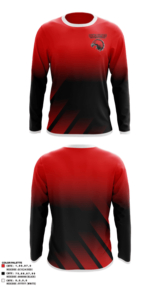 Long Sleeve Performance Shirt, Quad Cities Christian School Soccer, Men's Soccer, Teamtime, Team time, sublimation, custom sports apparel, team uniforms, spirit wear, spiritwear, sports uniforms, custom shirts, team store, custom team store, fundraiser sports, apparel fundraiser