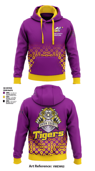 Union County High School Wrestling 15057507 Hoodie - 22