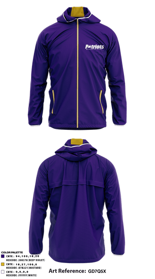 Windbreaker, Washington Colony Middle School, Spirit Store, Teamtime, Team time, sublimation, custom sports apparel, team uniforms, spirit wear, spiritwear, sports uniforms, custom shirts, team store, custom team store, fundraiser sports, apparel fundraiser