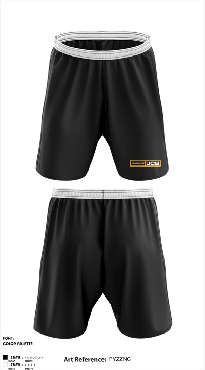 Southwest JCB 6494670 Athletic Shorts With Pockets - 1
