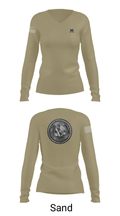 HHC Mortars, 2-505 PIR 68912099 Women's Long Sleeve V-neck Shirt - 41