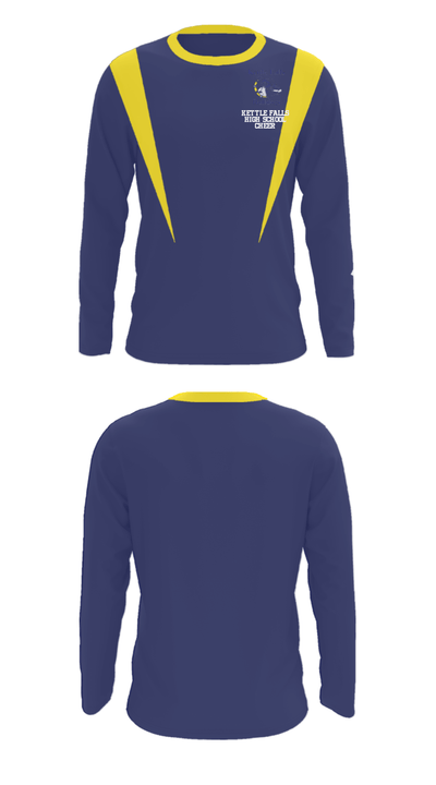 Kettle Falls High School Cheer 36977545 Long Sleeve Performance Shirt - 14