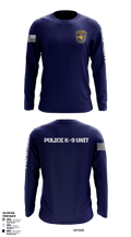 Benedict College Police K-9 18816418 Long Sleeve Performance Shirt - 1