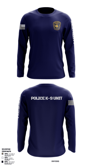 Long Sleeve Performance Shirt, , Police, Teamtime, Team time, sublimation, custom sports apparel, team uniforms, spirit wear, spiritwear, sports uniforms, custom shirts, team store, custom team store, fundraiser sports, apparel fundraiser