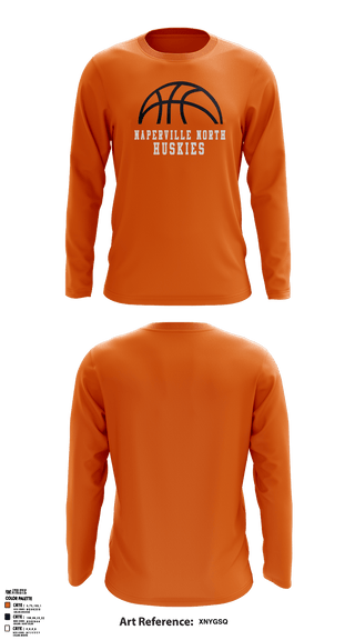 Long Sleeve Performance Shirt, Jr Huskies Basketball, Men's Basketball, Teamtime, Team time, sublimation, custom sports apparel, team uniforms, spirit wear, spiritwear, sports uniforms, custom shirts, team store, custom team store, fundraiser sports, apparel fundraiser