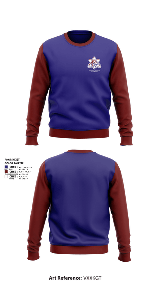 Crew Neck Sweatshirt, SYRACUSE ACADEMY, Men's Soccer, Teamtime, Team time, sublimation, custom sports apparel, team uniforms, spirit wear, spiritwear, sports uniforms, custom shirts, team store, custom team store, fundraiser sports, apparel fundraiser