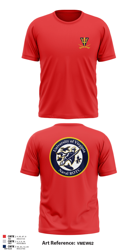 Short Sleeve Performance Shirt, University of Virginia NROTC, Navy, Teamtime, Team time, sublimation, custom sports apparel, team uniforms, spirit wear, spiritwear, sports uniforms, custom shirts, team store, custom team store, fundraiser sports, apparel fundraiser