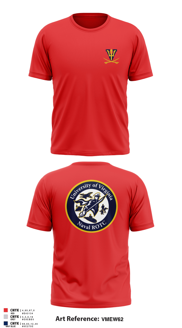 Short Sleeve Performance Shirt, University of Virginia NROTC, Navy, Teamtime, Team time, sublimation, custom sports apparel, team uniforms, spirit wear, spiritwear, sports uniforms, custom shirts, team store, custom team store, fundraiser sports, apparel fundraiser