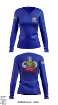 82nd BSB 82nd ABN DIV 96465842 Women's Long Sleeve V-neck Shirt - 4