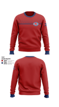 Deerfield Spartans 70585426 Crew Neck Sweatshirt - 1