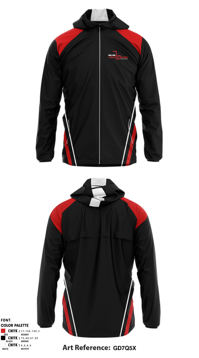 The Urgent Care 85564852 Windbreaker - 2