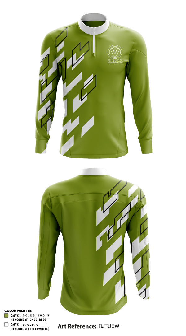 Quarter Zip Jacket, Vertical Skills Academy, Spirit Store, Teamtime, Team time, sublimation, custom sports apparel, team uniforms, spirit wear, spiritwear, sports uniforms, custom shirts, team store, custom team store, fundraiser sports, apparel fundraiser