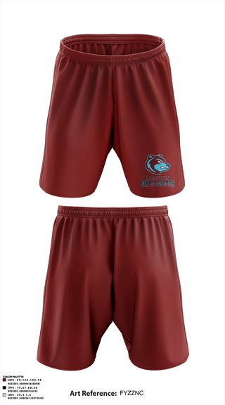 Athletic Shorts With Pockets, Baldwin High School, Spirit Store, Teamtime, Team time, sublimation, custom sports apparel, team uniforms, spirit wear, spiritwear, sports uniforms, custom shirts, team store, custom team store, fundraiser sports, apparel fundraiser