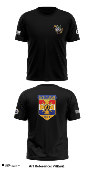 Short Sleeve Performance Shirt, USS Belleau Wood, Navy, Teamtime, Team time, sublimation, custom sports apparel, team uniforms, spirit wear, spiritwear, sports uniforms, custom shirts, team store, custom team store, fundraiser sports, apparel fundraiser