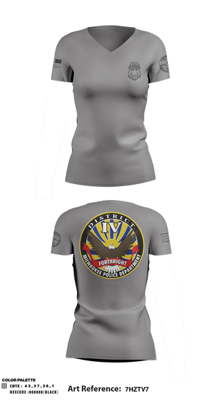 Women's Short Sleeve Vneck Shirt, Northeast Narcotics Task Force, Police, Teamtime, Team time, sublimation, custom sports apparel, team uniforms, spirit wear, spiritwear, sports uniforms, custom shirts, team store, custom team store, fundraiser sports, apparel fundraiser
