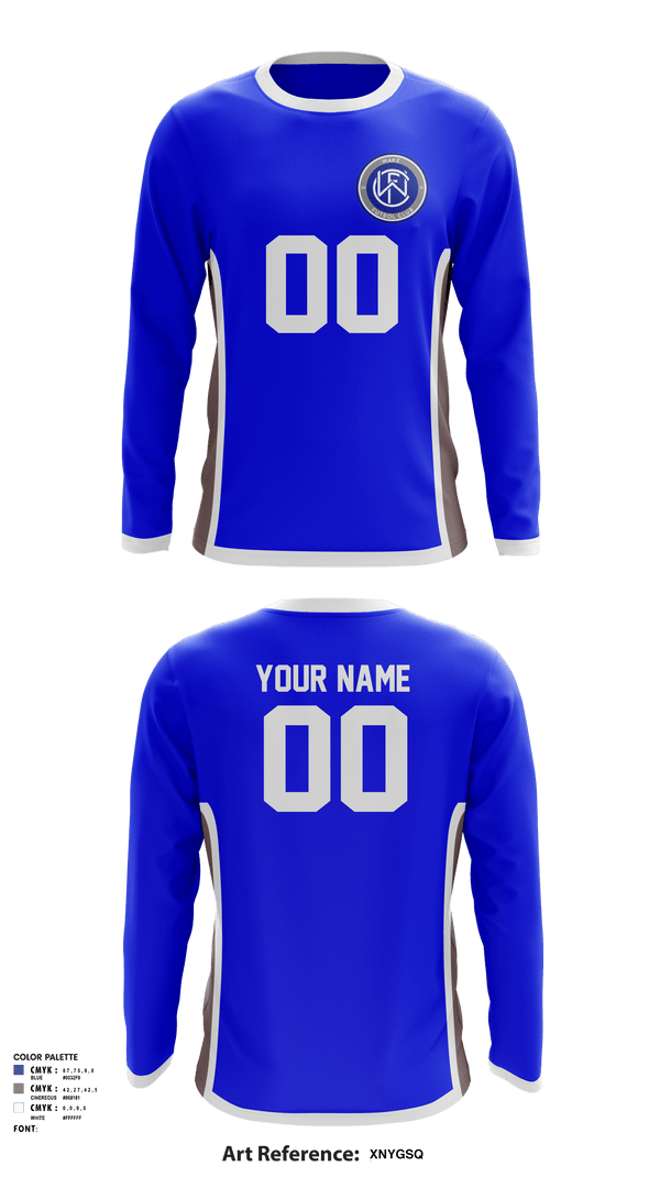 Long Sleeve Performance Shirt, Wake FC, Football, Teamtime, Team time, sublimation, custom sports apparel, team uniforms, spirit wear, spiritwear, sports uniforms, custom shirts, team store, custom team store, fundraiser sports, apparel fundraiser