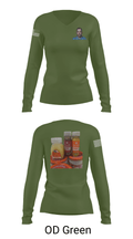 ALPHA BATTERY 2-116 FAR 52826459 Women's Long Sleeve V-neck Shirt - 40