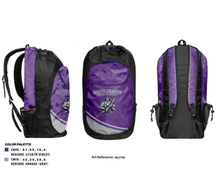 Gear Bag, South Garner High School Track and Field, Track & Field, Teamtime, Team time, sublimation, custom sports apparel, team uniforms, spirit wear, spiritwear, sports uniforms, custom shirts, team store, custom team store, fundraiser sports, apparel fundraiser