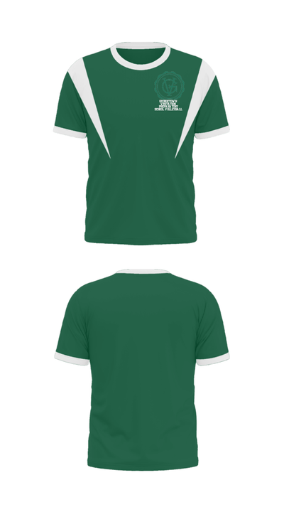 Georgetown Visitation Preparatory School Volleyball 68588374 Short Sleeve Performance Shirt - 19