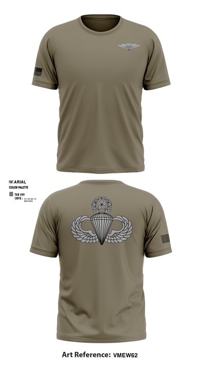 165th Quartermaster 50925110 Short Sleeve Performance Shirt - 2