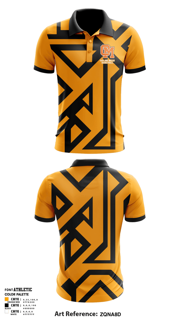 Short Sleeve Performance Polo, Oakland Mills High School Basketball, Women's Basketball, Teamtime, Team time, sublimation, custom sports apparel, team uniforms, spirit wear, spiritwear, sports uniforms, custom shirts, team store, custom team store, fundraiser sports, apparel fundraiser