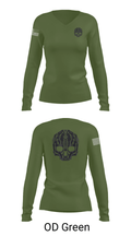 Mals-14 avionics 85940825 Women's Long Sleeve V-neck Shirt - 46