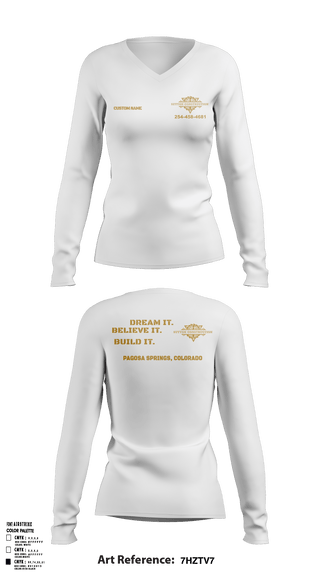 Women's Long Sleeve Vneck Shirt, Sutton Construction, , Teamtime, Team time, sublimation, custom sports apparel, team uniforms, spirit wear, spiritwear, sports uniforms, custom shirts, team store, custom team store, fundraiser sports, apparel fundraiser