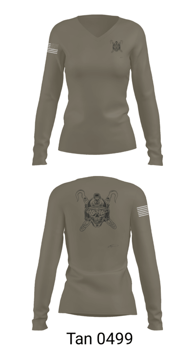 991ST Transportation Co 10551694 Women's Long Sleeve V-neck Shirt - 41