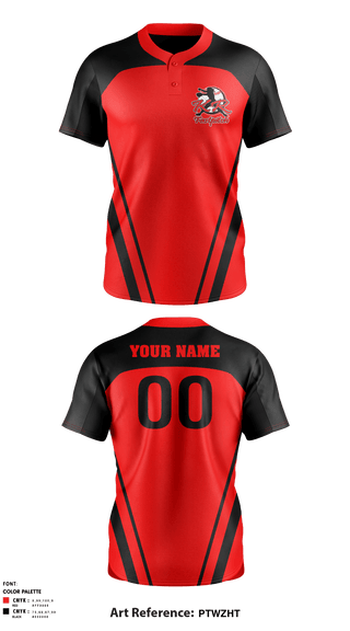 Two Button Softball Jersey, KR Fastpitch 9u, Softball, Teamtime, Team time, sublimation, custom sports apparel, team uniforms, spirit wear, spiritwear, sports uniforms, custom shirts, team store, custom team store, fundraiser sports, apparel fundraiser