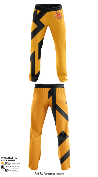 Oakland Mills High School Basketball 60774765 Sweatpants - 1