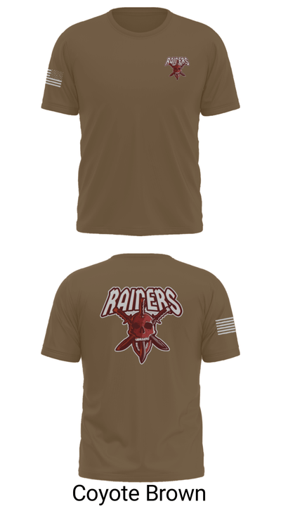E Troop 5CR Raiders 18563163 Short Sleeve Performance Shirt - 32