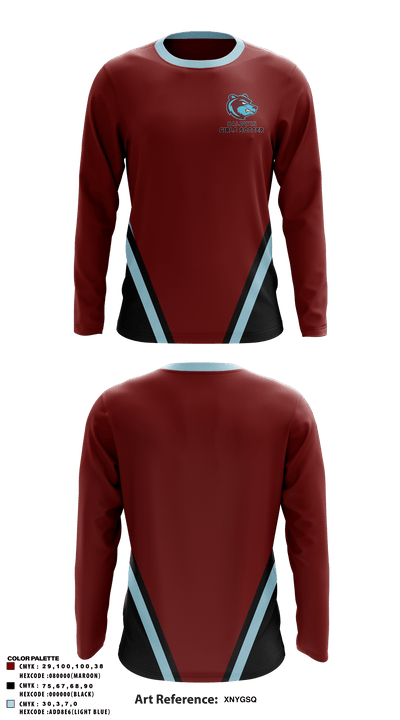 Baldwin High School 30634360 Long Sleeve Performance Shirt - 3