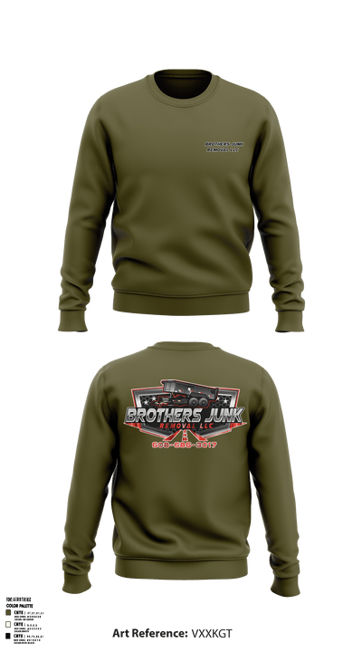 Brothers Junk Removal LLCBrothers Junk Removal LLC 92476770 Crew Neck Sweatshirt - 2