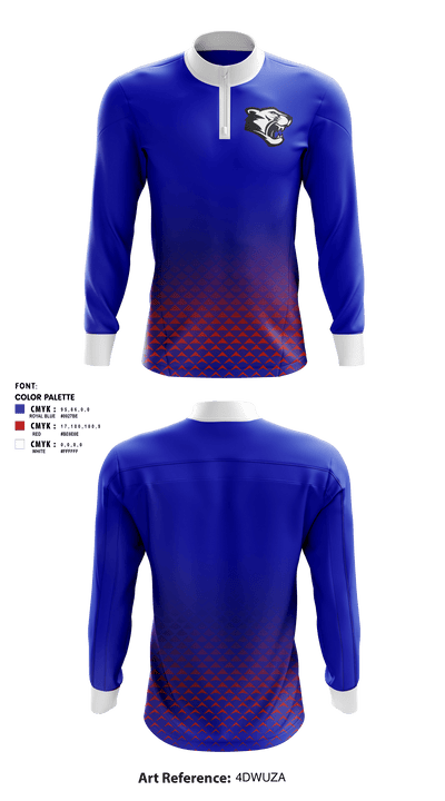 Mabel Canton Cougars 51242587 Quarter Zip Jacket - 1