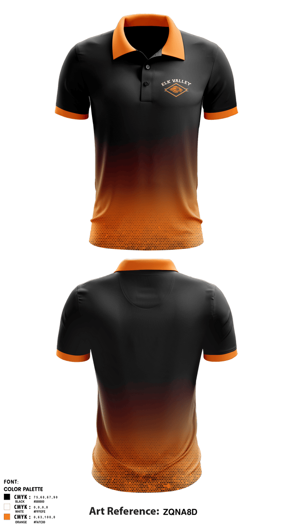Short Sleeve Performance Polo, Elk Valley Senior High School, Spirit Store, Teamtime, Team time, sublimation, custom sports apparel, team uniforms, spirit wear, spiritwear, sports uniforms, custom shirts, team store, custom team store, fundraiser sports, apparel fundraiser