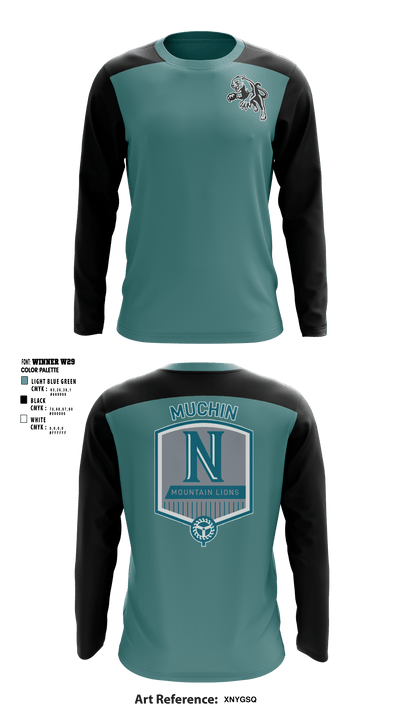 Muchin College Prep 9699574 Long Sleeve Performance Shirt - 1