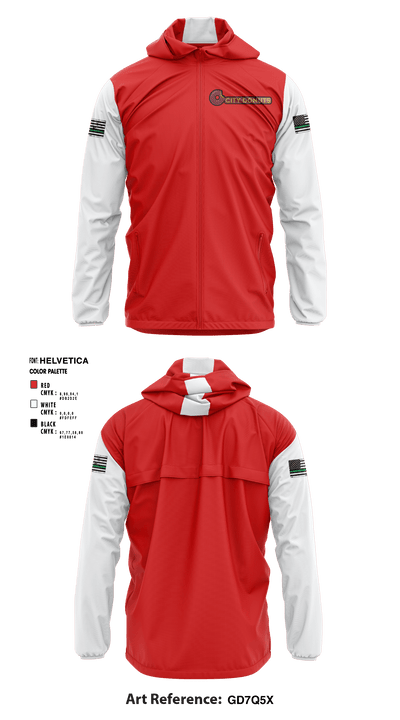 CITY DONUTS 48128680 Windbreaker - 2