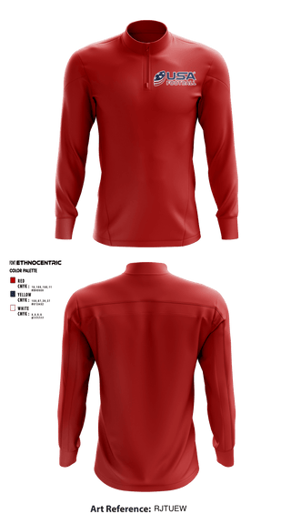 Quarter Zip Jacket, Copperas Chiefs, Football, Teamtime, Team time, sublimation, custom sports apparel, team uniforms, spirit wear, spiritwear, sports uniforms, custom shirts, team store, custom team store, fundraiser sports, apparel fundraiser