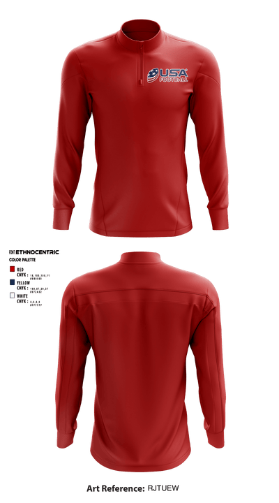 Copperas Chiefs 93621258 Quarter Zip Jacket - 4