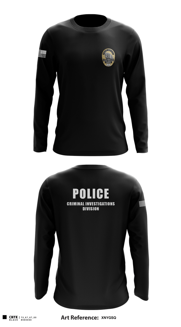 Long Sleeve Performance Shirt, POLICE CRIMINAL INVESTIGATIONS DIVISION, , Teamtime, Team time, sublimation, custom sports apparel, team uniforms, spirit wear, spiritwear, sports uniforms, custom shirts, team store, custom team store, fundraiser sports, apparel fundraiser