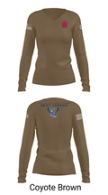 D Co 103rd BEB 81673350 Women's Long Sleeve V-neck Shirt - 38