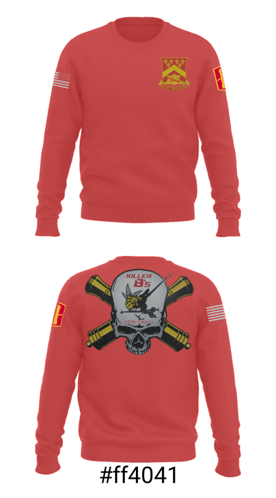 Bravo BTRY 1/103d FAR 8841781 Crew Neck Sweatshirt - 2