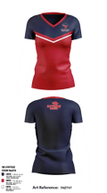 Saugerties Outlaws 20780337 Women's Short Sleeve V-neck Shirt - 6