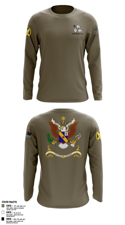 1-155th Dixie Thunder 83572891 Long Sleeve Performance Shirt - 7