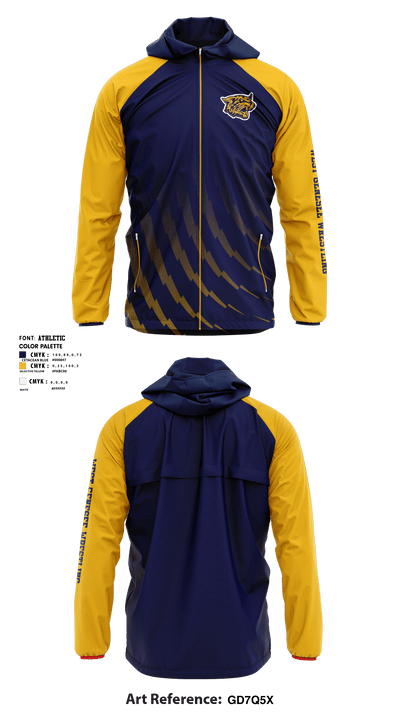 West Genesee Senior High School Wrestling 22664786 Windbreaker - 1